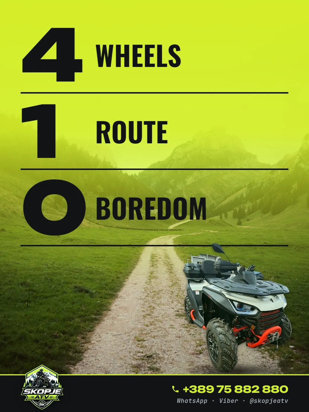 Skopje ATV Instagram post: Four One Zero