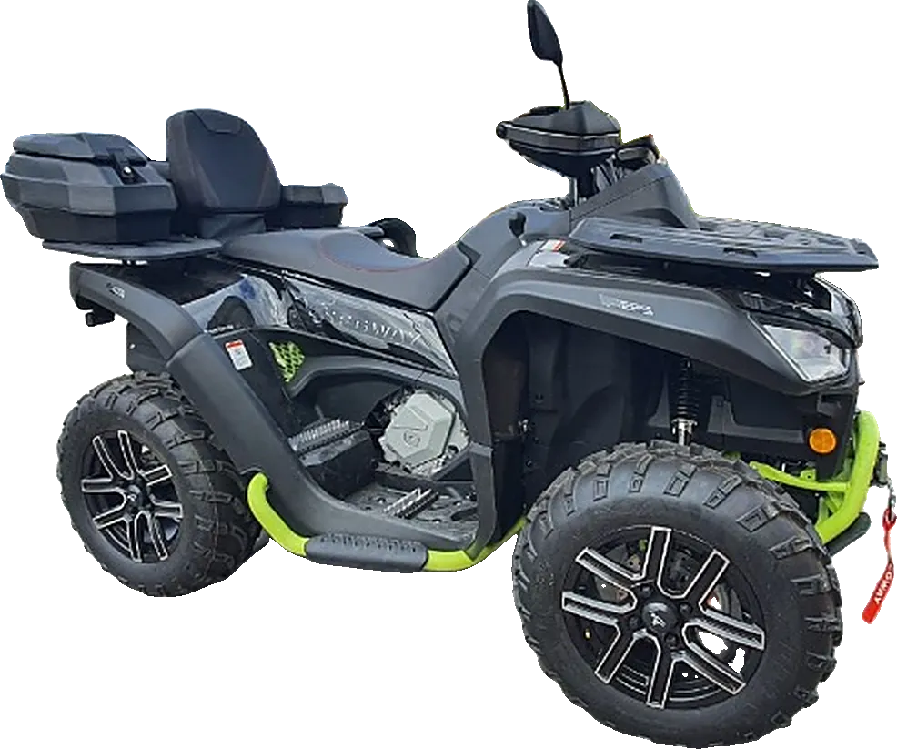 Skopje ATV quad bike with lime trim